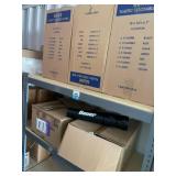Rack with Plastic Stackable Bins