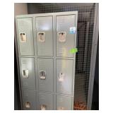 Section of 6 Lockers