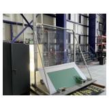 Aluminium Frame steel base with Plexiglass protect