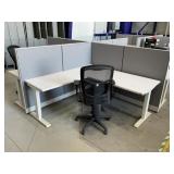 4 person cubical work station w/ L-Shape 70ï¿½ x  70