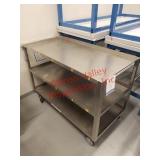 Stainless Steel Push Cart