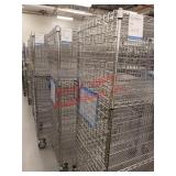Metal adjustable rolling shelves