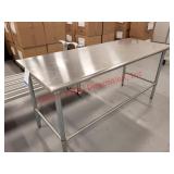 Aluminum Bleacher Bench, Stainless Steel Table