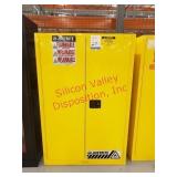 Flammable Liquid Storage Cabinet with Content