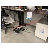 Electronic Riser Desks, Filing Cabinets, Printer,