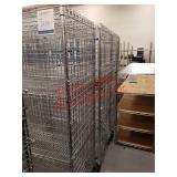 Metal adjustable rolling Shelves