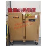Metal Tool Cabinet with Content
