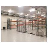 Chain Link Partition Wall with Doors/Gate