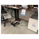 Electronic Riser Desks, Filing Cabinets, Printer,