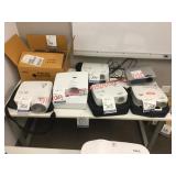 White Desk with Grey Metal Legs