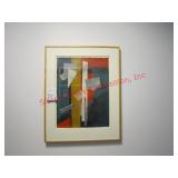 Abstract Collage Framed Artwork