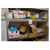 Shelving with contents