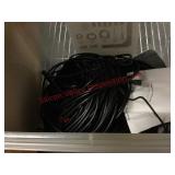 Metal Shelving rack with Contents