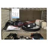 Wire Rack with Computer Components