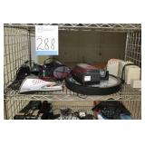 Wire Rack with Computer Components