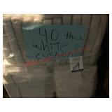 Thick White Chair Cushion