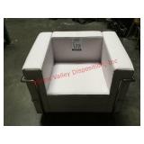 White Contemporary Accent Chair