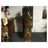 Holiday Accents -Large Wooden Santa