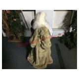 Holiday Accents -Small  Wooden Santa