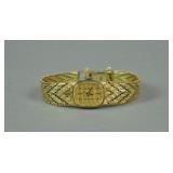 LUCIEN PICCARD 14K LADIES BRACELET WATCH LUCIEN PICCARD 14K LADIES BRACELET WATCH
