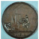 UNCOMMON 1798 GEORGE WASHINGTON SEASONS MEDAL