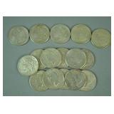 (16) US SILVER PEACE & MORGAN DOLLARS