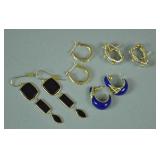(4) PAIRS 14K EARRINGS (4) PAIRS 14K EARRINGS