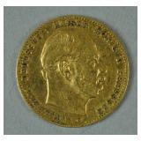 1874-C GERMAN STATES PRUSSIA 10 MARK GOLD COIN 1874-C GERMAN STATES PRUSSIA 10 MARK GOLD COIN