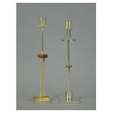 ETTORE SOTTSASS FOR SWID POWELL, PAIR CANDLESTICKS