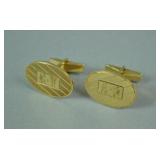 PAIR 14K CUFFLINKS PAIR 14K CUFFLINKS