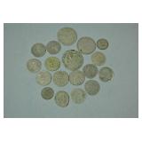 (18) VERY EARLY GERMAN SILVER COINS (18) VERY EARLY GERMAN SILVER COINS