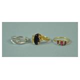 (3) 10K RINGS (3) 10K RINGS