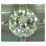 DIAMOND ENGAGEMENT RING, 0.60CT