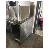 All S/S Cabinet w/ 14" Backsplash - 17 x 30 x 36