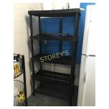 4 Tier Plastic Stock Rack- 36 x 18 x 71