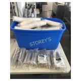 LG Bin of Cups, Lids, ETc.