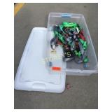 Bin of Ratchet Straps