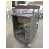 HD All S/S Cart w/ Cup Dispensers, Drawers, Etc.