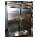 As New 2dr S/S Freezer - 54 x 33 x 83