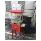 Oscar Popcorn Machine w/ Cart - 18 x 15 x 60