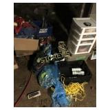 Paint Storage Unit, Brackets, Etc.