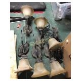 6 Wall Scones Lights