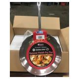 New 14" S/S Fry Pan w/ Helper Handle