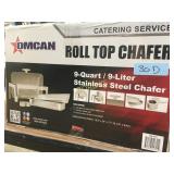 New 9qrt Roll Top S/S Chafer