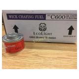 Case of 24 New Leo Light Wick Chaffing Fuel