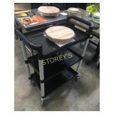New Black 3 Tier Bus Cart