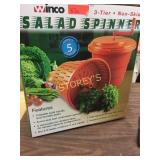 New 20L Winco Orange Salad Spinner