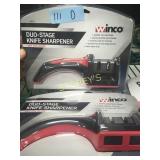 New Winco 2 Stage Knife Sharpener