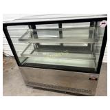 Omcan 4' Refrigerated Glass Display Case w/