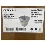 Popcorn Boxes 10U - 100 / Box